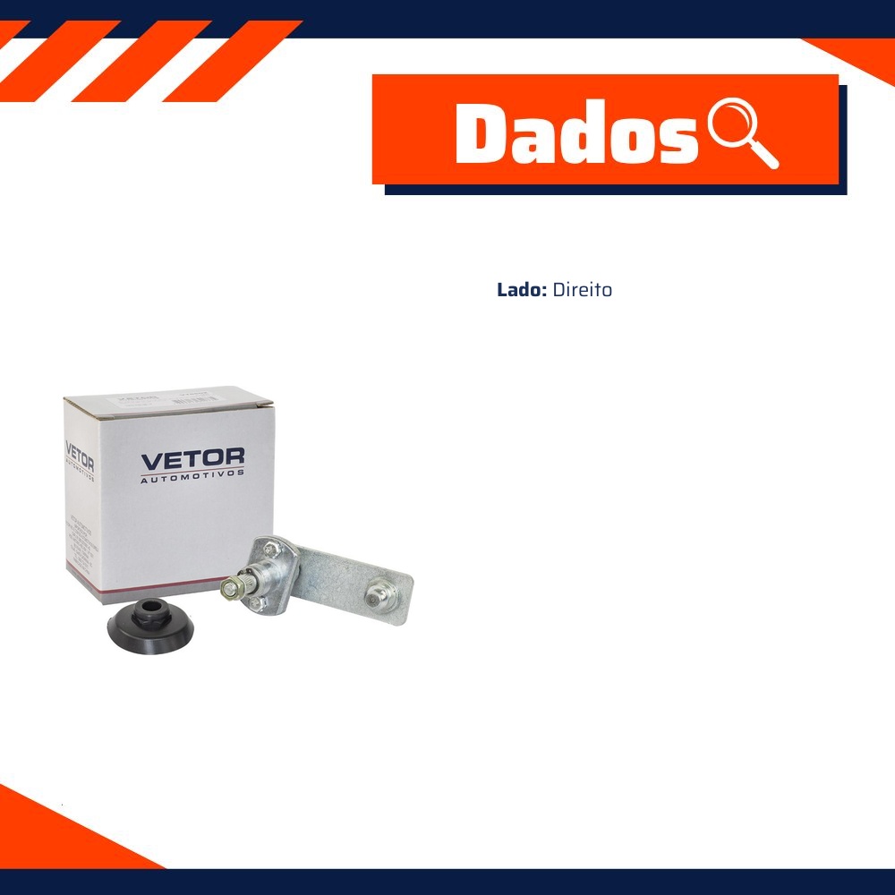 Pivo Braço Limpador Direito para Mercedes-Benz 712 C e 914 C - Vetor - Vt2309D