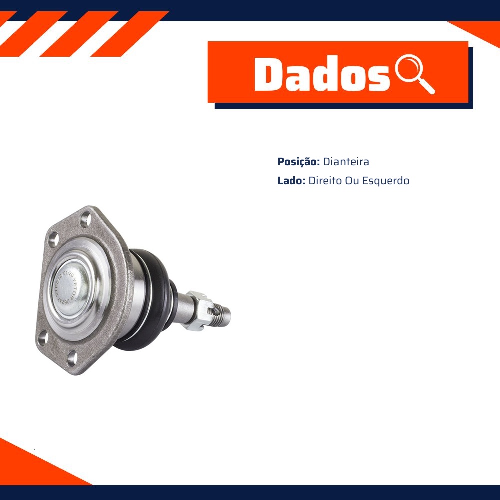 Pivo Superior Direito ou Esquerdo para Chevrolet Blazer e S10 - Vetor - Vtp012