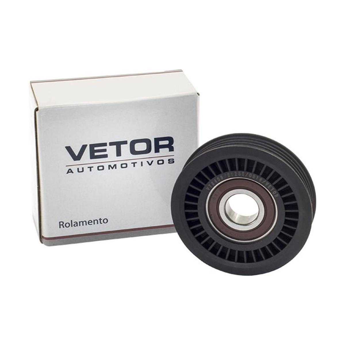 Polia do Compressor do Ar Condicionado - Vetor - Vt8458
