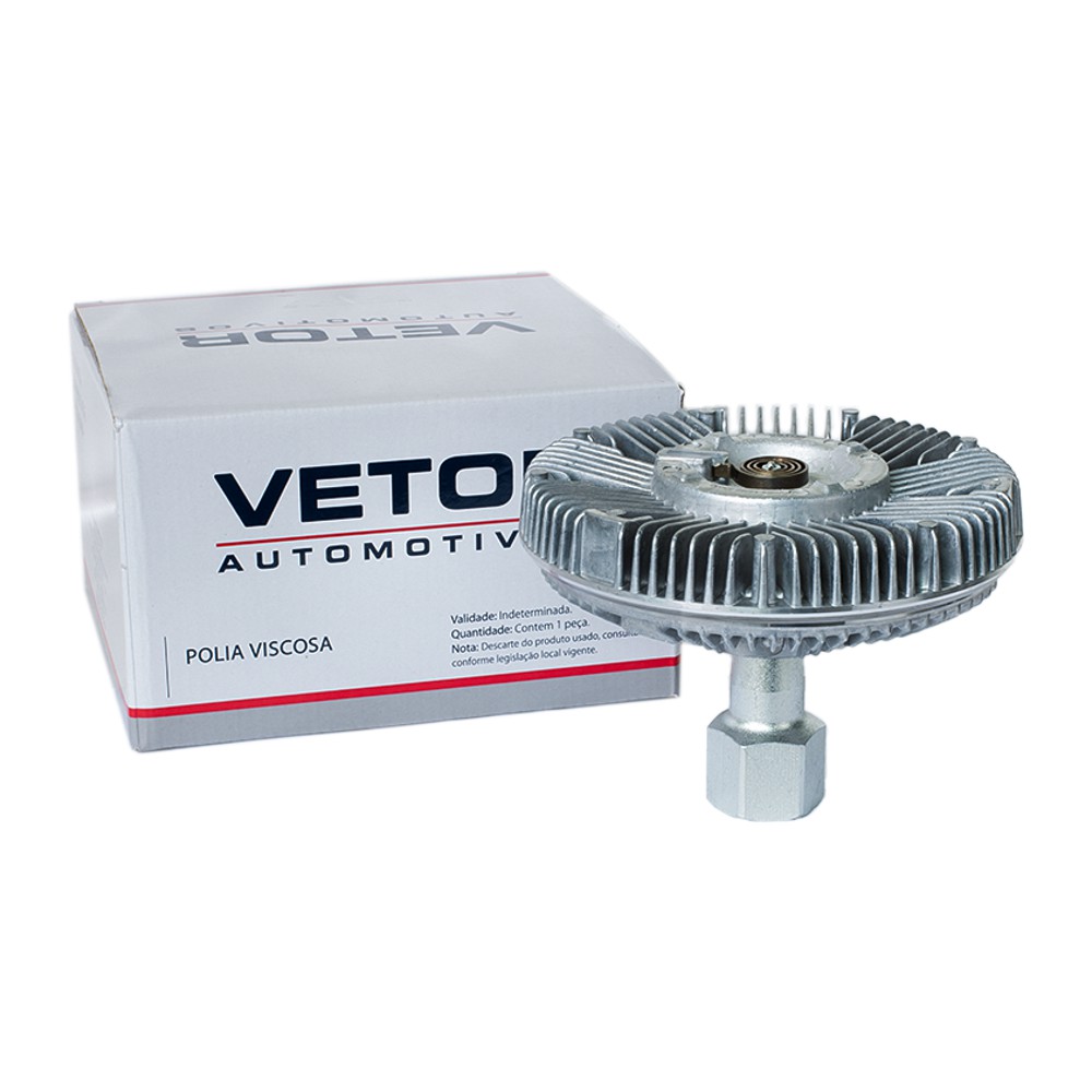 Polia da Embreagem Viscosa para Chevrolet S10 - Vetor - Vpv063