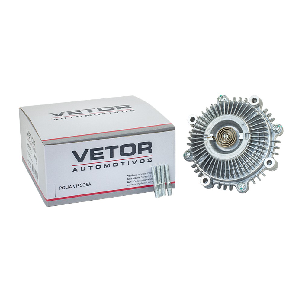 Polia da Embreagem Viscosa para Toyota Bandeirante - Vetor - Vpv064