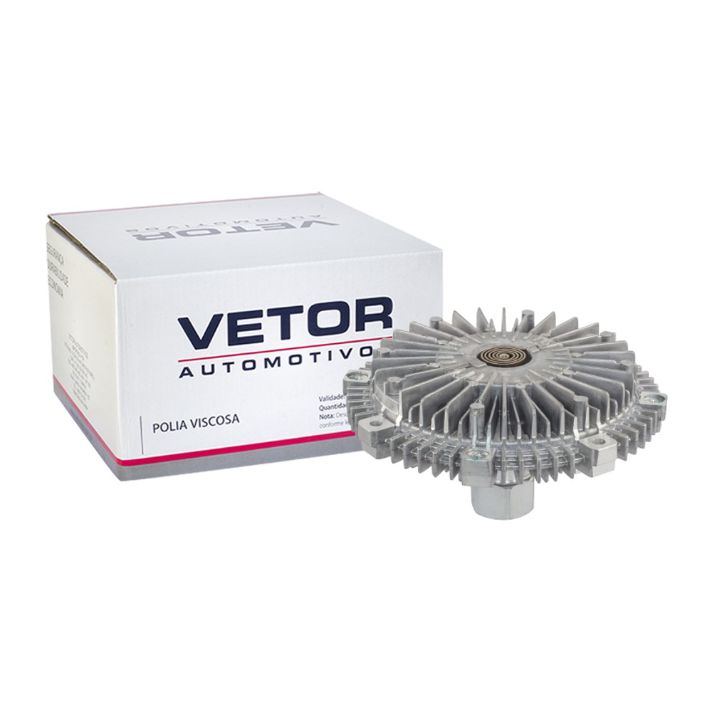 Polia da Embreagem Viscosa Ventoinha para Chevrolet S10 e Trailblazer - Vetor - Vpv047