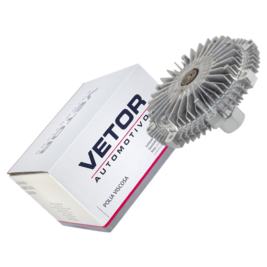 Polia da Embreagem Viscosa Ventoinha para Chevrolet S10 e Trailblazer - Vetor - Vpv047