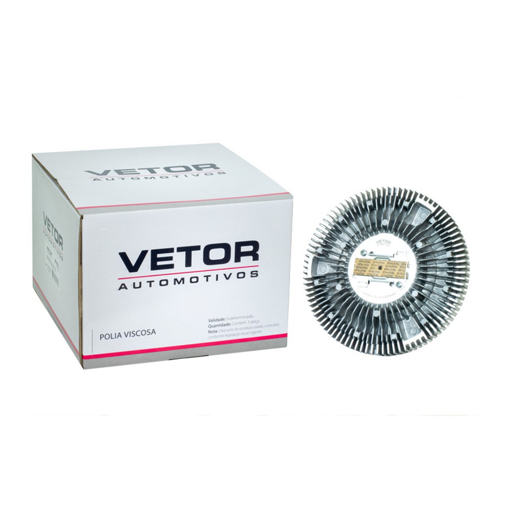 Polia Embreagem Viscosa Eletroventilador 9 Pás - Vetor - Vpv071