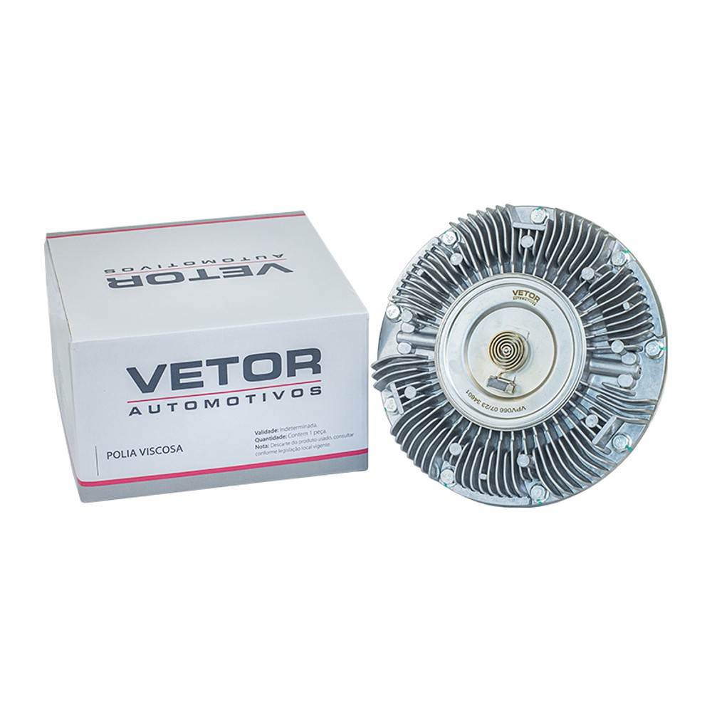 Polia Embreagem Viscosa Eletroventilador 9 Pás - Vetor - Vpv066
