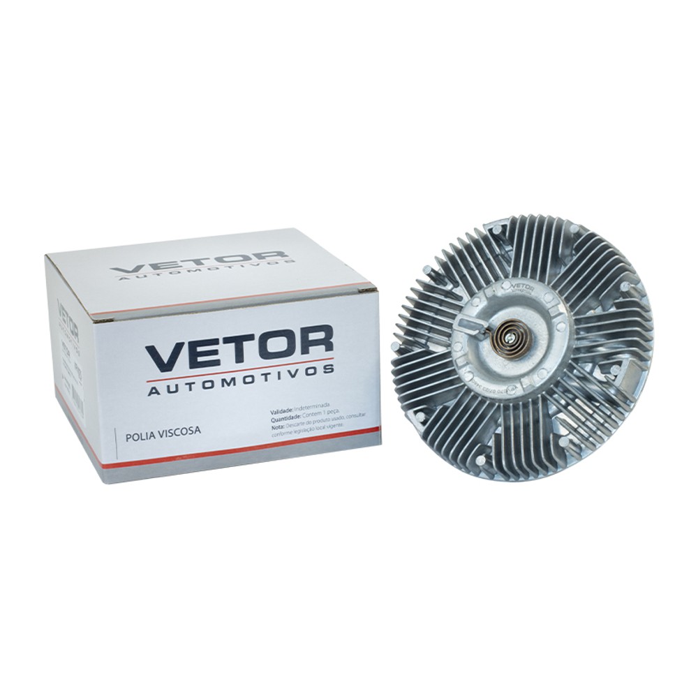 Polia Embreagem Viscosa Eletroventilador 9 Pás - Vetor - Vpv070
