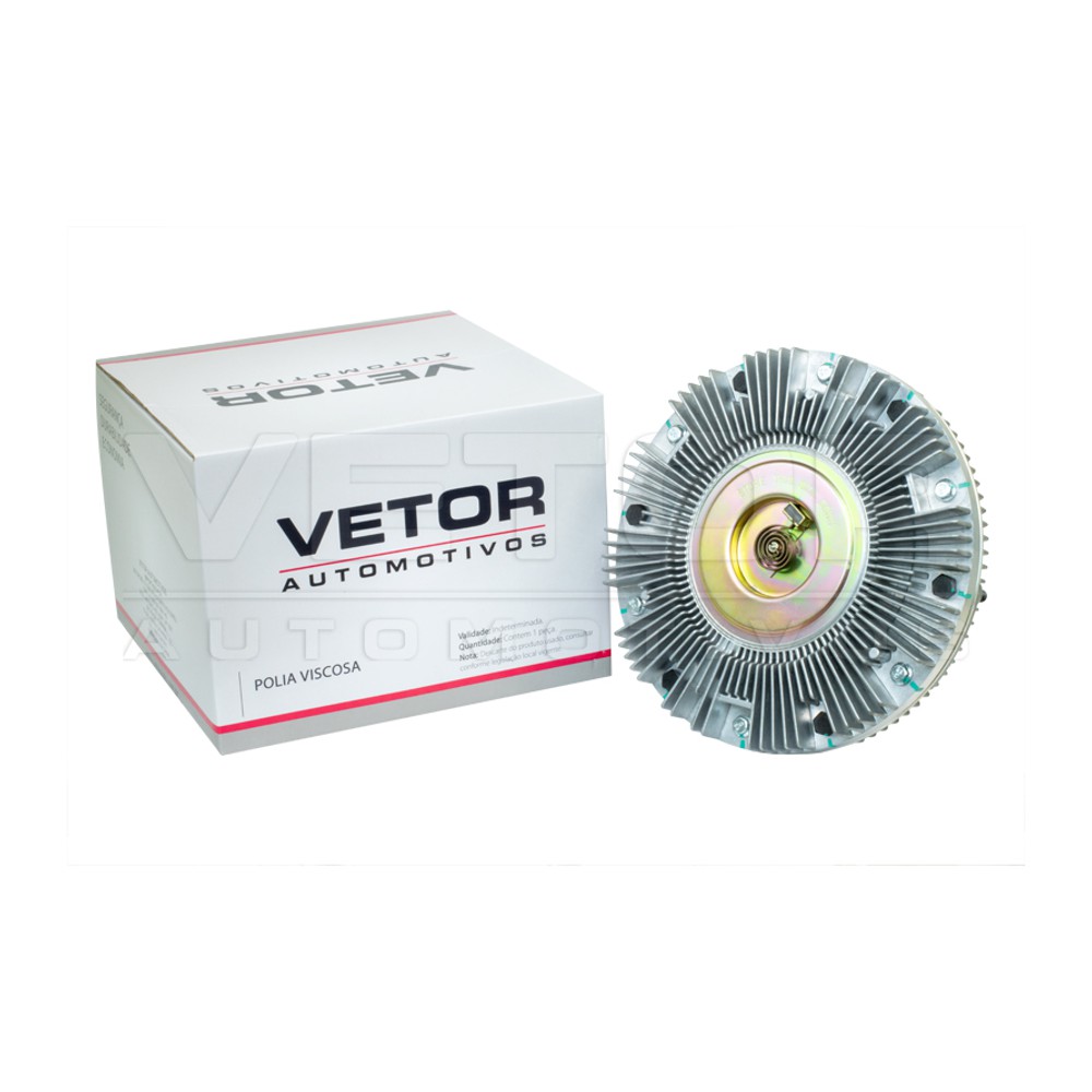Polia Embreagem Viscosa Eletroventilador 9 Pás - Vetor - Vpv072