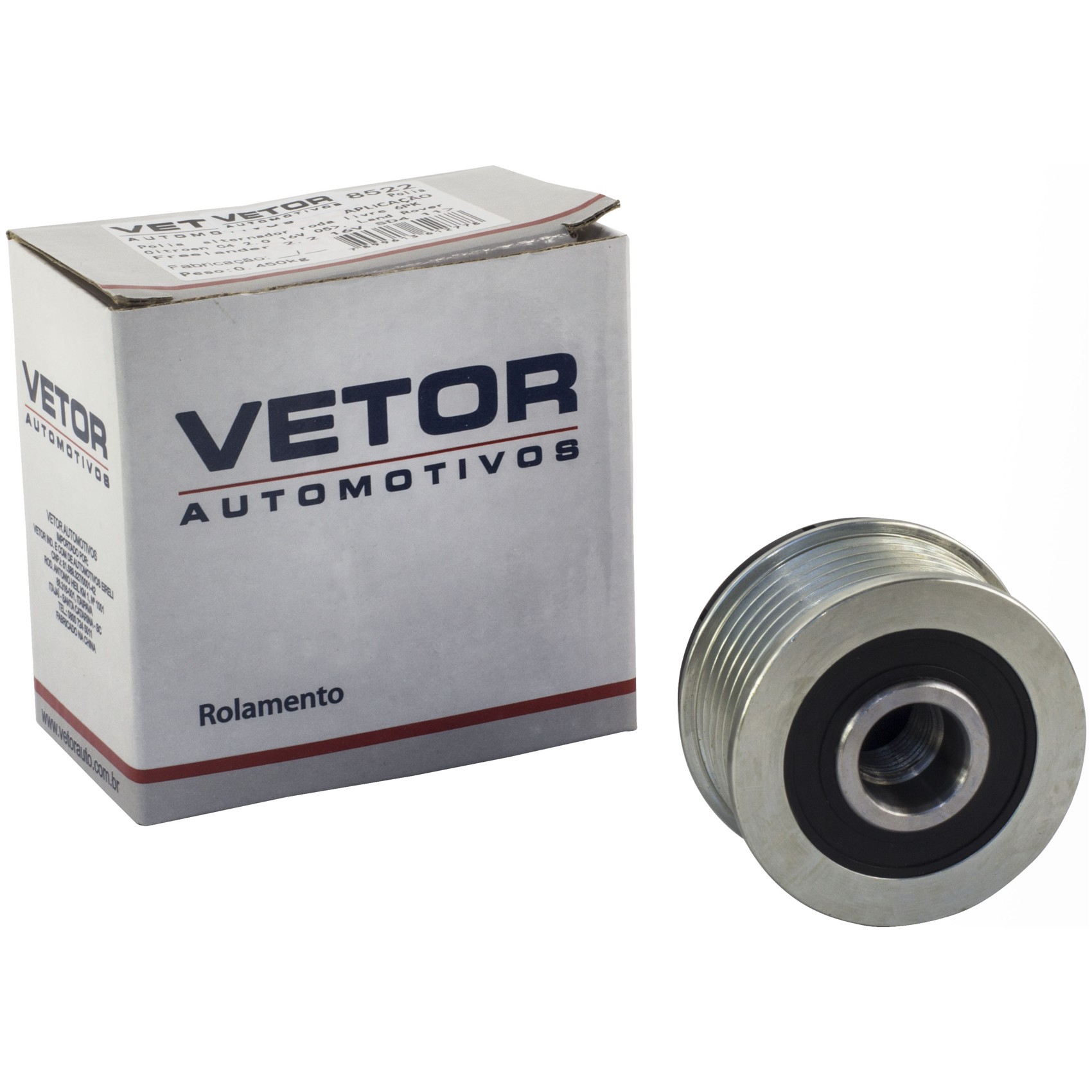 Polia da Roda Livre para Citroen C4 - Vetor - Vt8522