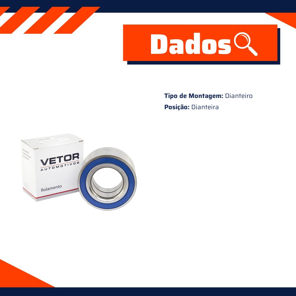 Rolamento da Roda Dianteira para Toyota Camry - Vetor - 458445