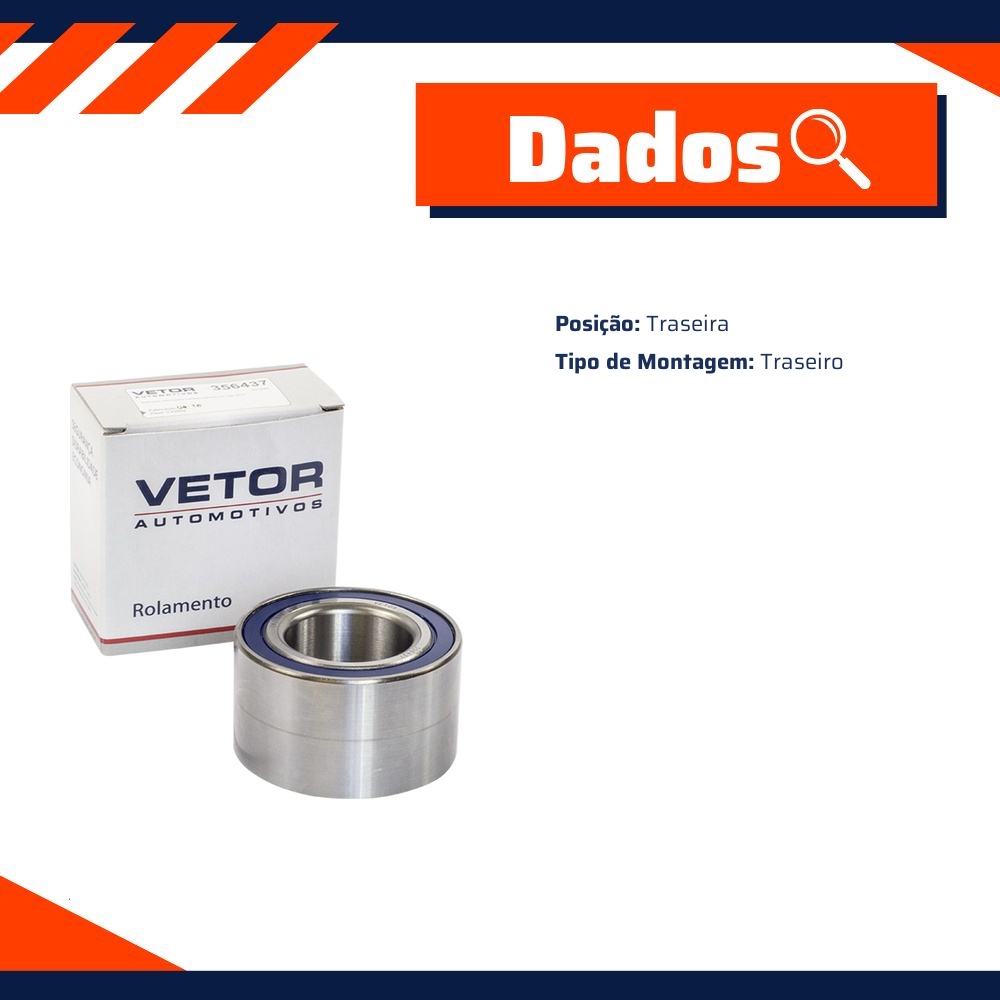 Rolamento da Roda Traseira para Daihatsu Gran Move - Vetor - 356437