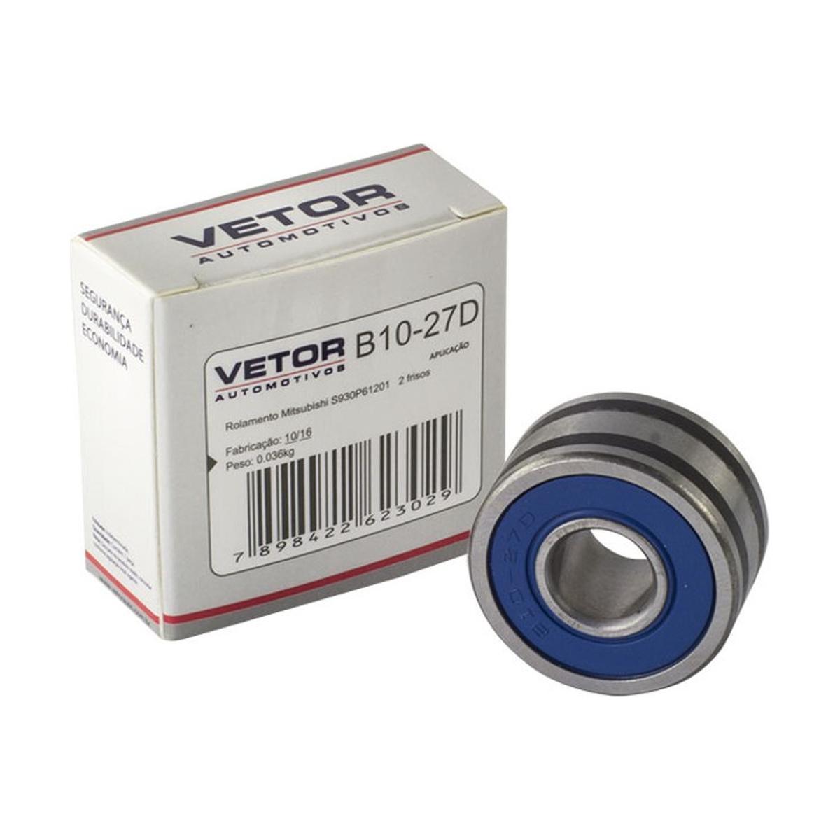 Rolamento do Alternador - Vetor - B10-27D
