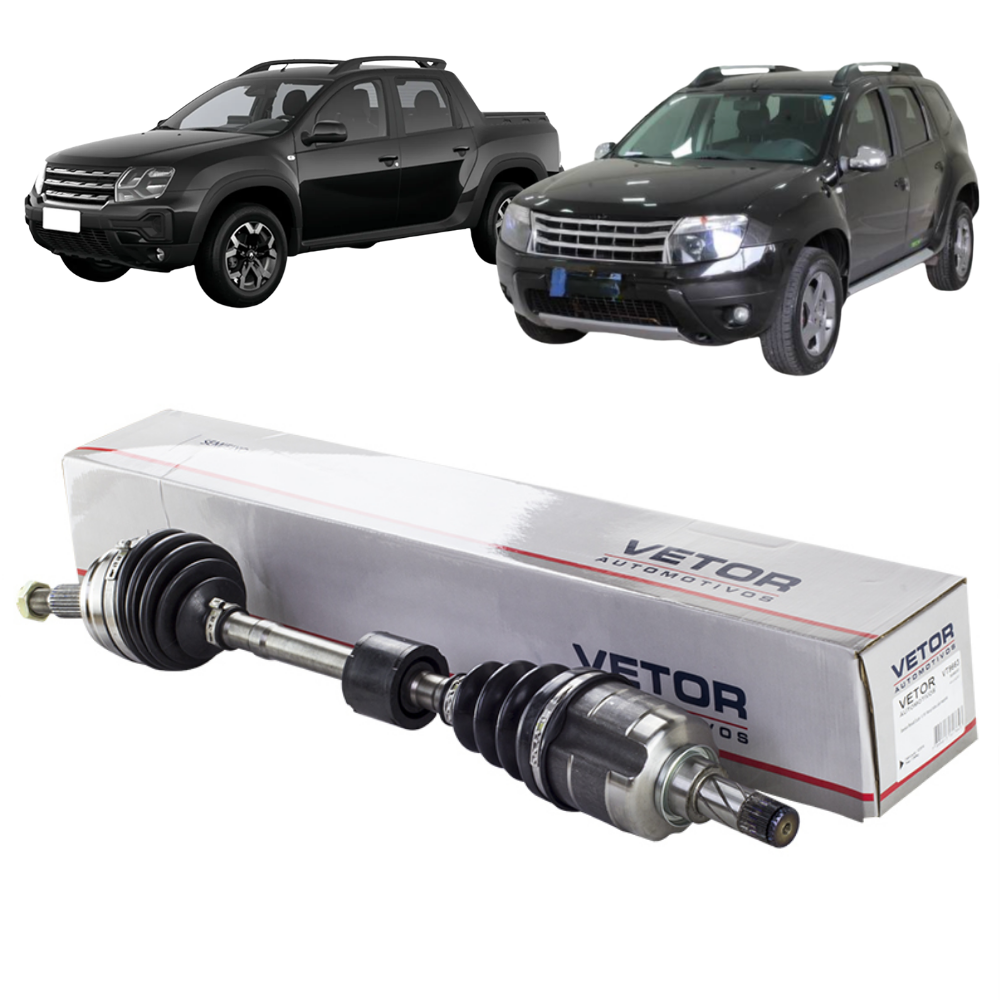 Semieixo Dianteiro Esquerdo Câmbio Manual para Renault Duster e Oroch - Vetor - Vt9663