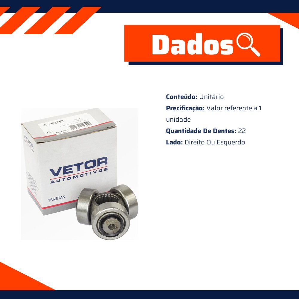 Trizeta Lado Direito ou Esquerdo - Vetor - Vt9026