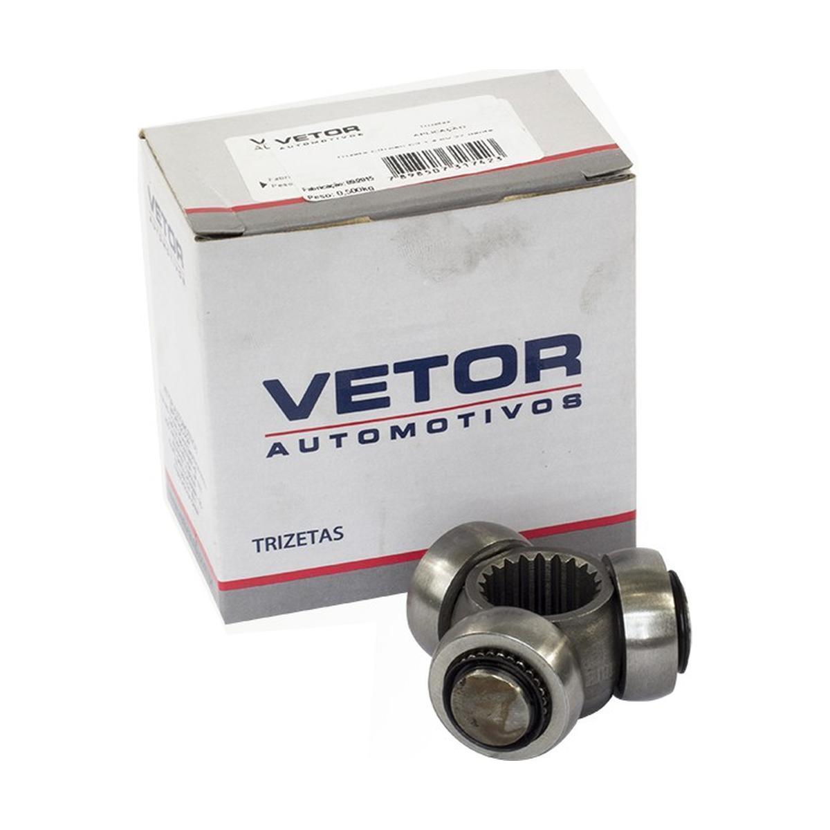 Trizeta Direita ou Esquerda para Fiat 500 e Renault Clio - Vetor - Vt9018