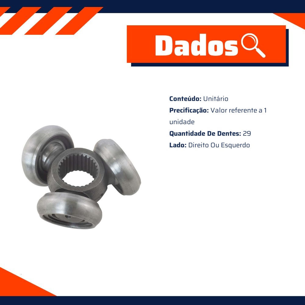 Trizeta Direita ou Esquerda para Subaru Impreza - Vetor - Vt9144