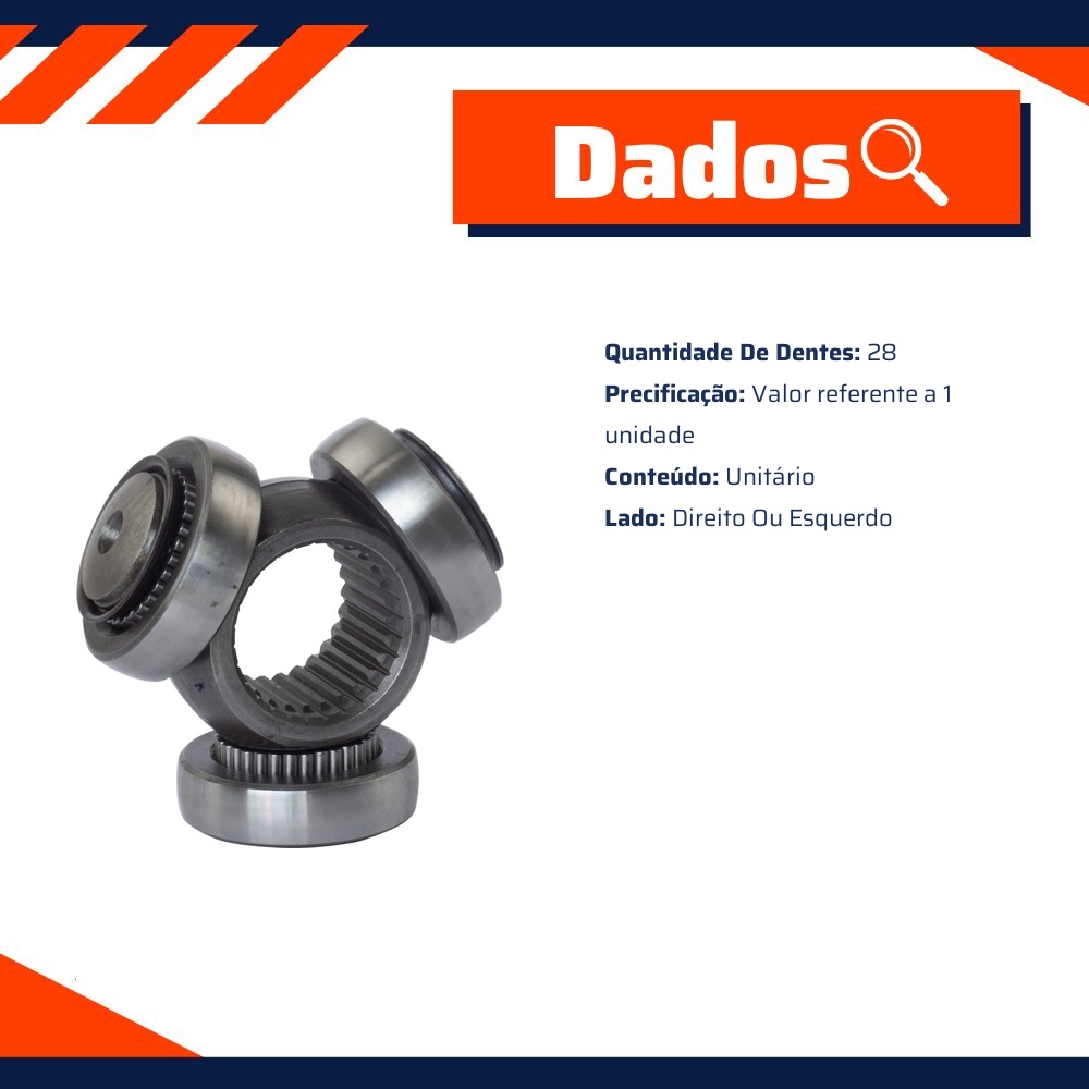 Trizeta Direita ou Esquerda para Volkswagen Up! - Vetor - Vt9143