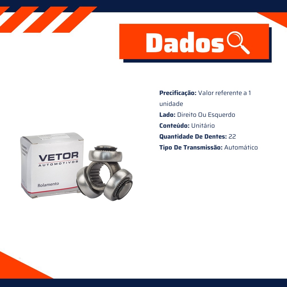 Trizeta Direita ou Esquerda Câmbio Automático para Honda City e FIT - Vetor - Vt9097
