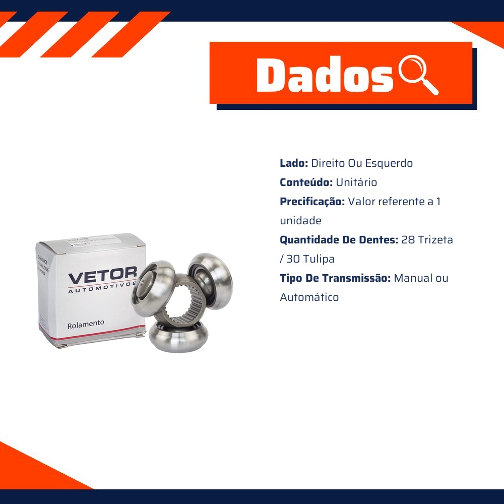 Trizeta Lado Direito ou Esquerdo - Vetor - Vt9102