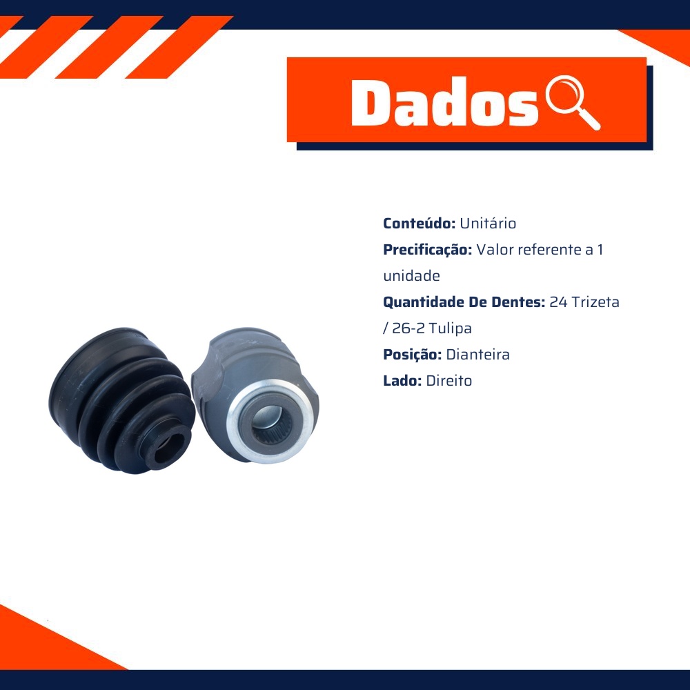 Tulipa Direita para KIA Sportage - Vetor - Vt5767