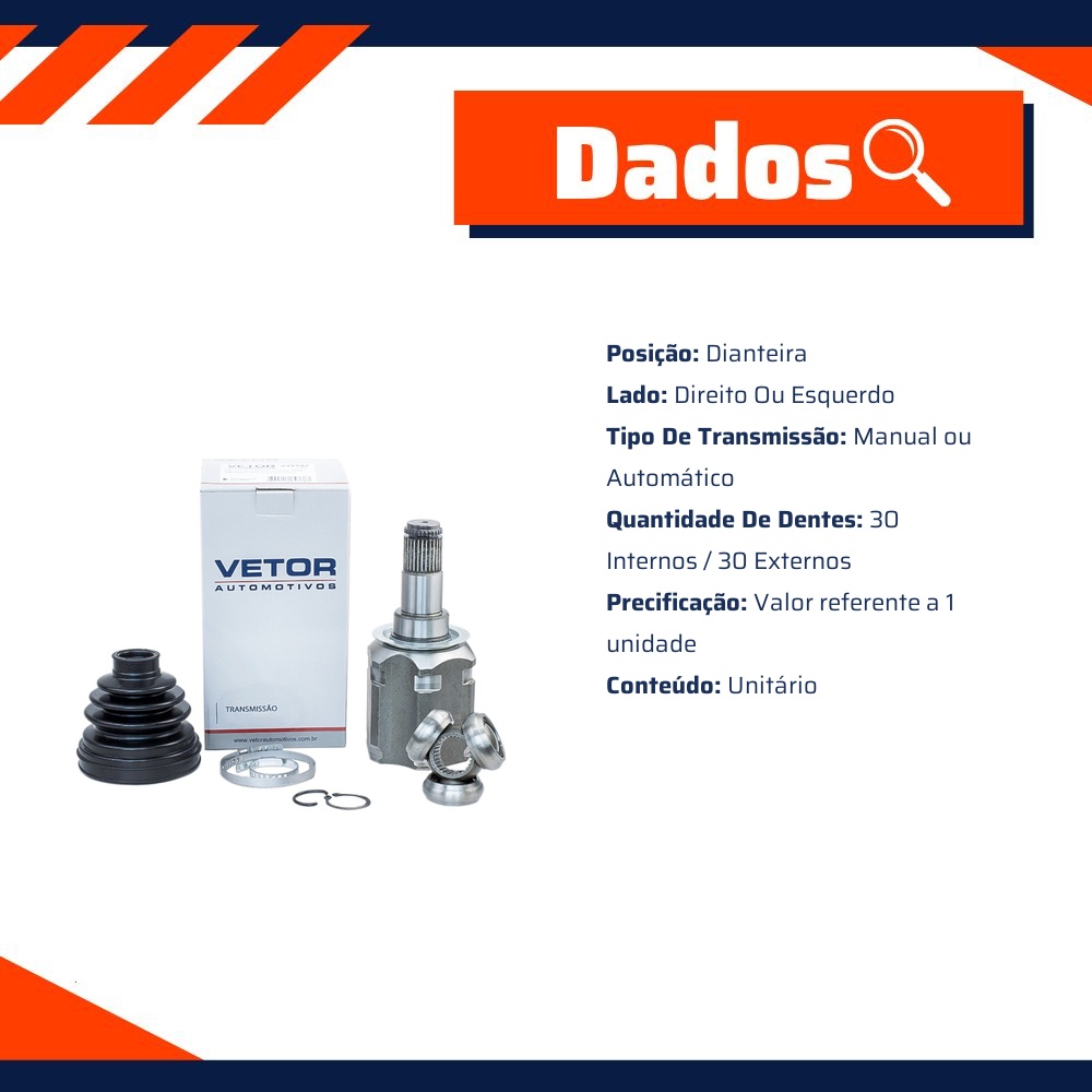 Tulipa Direita ou Esquerda Câmbio Manual ou Automático para Toyota Land Cruiser - Vetor - Vt5793