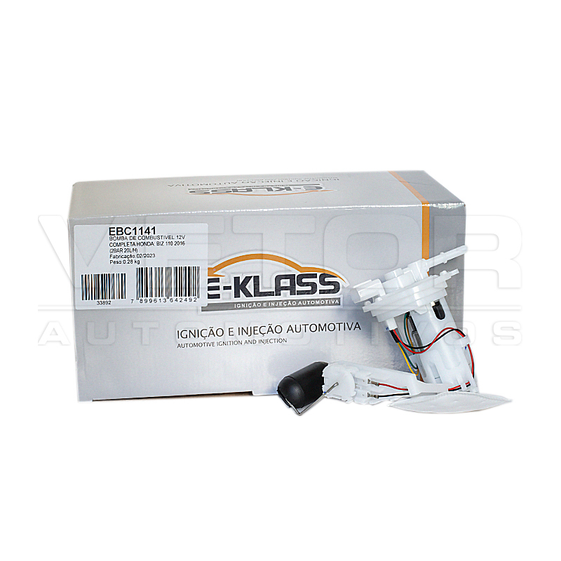 Bomba de Combustível 12V Completa 2 Bar para Honda Biz 110 - E-Klass - Ebc1141