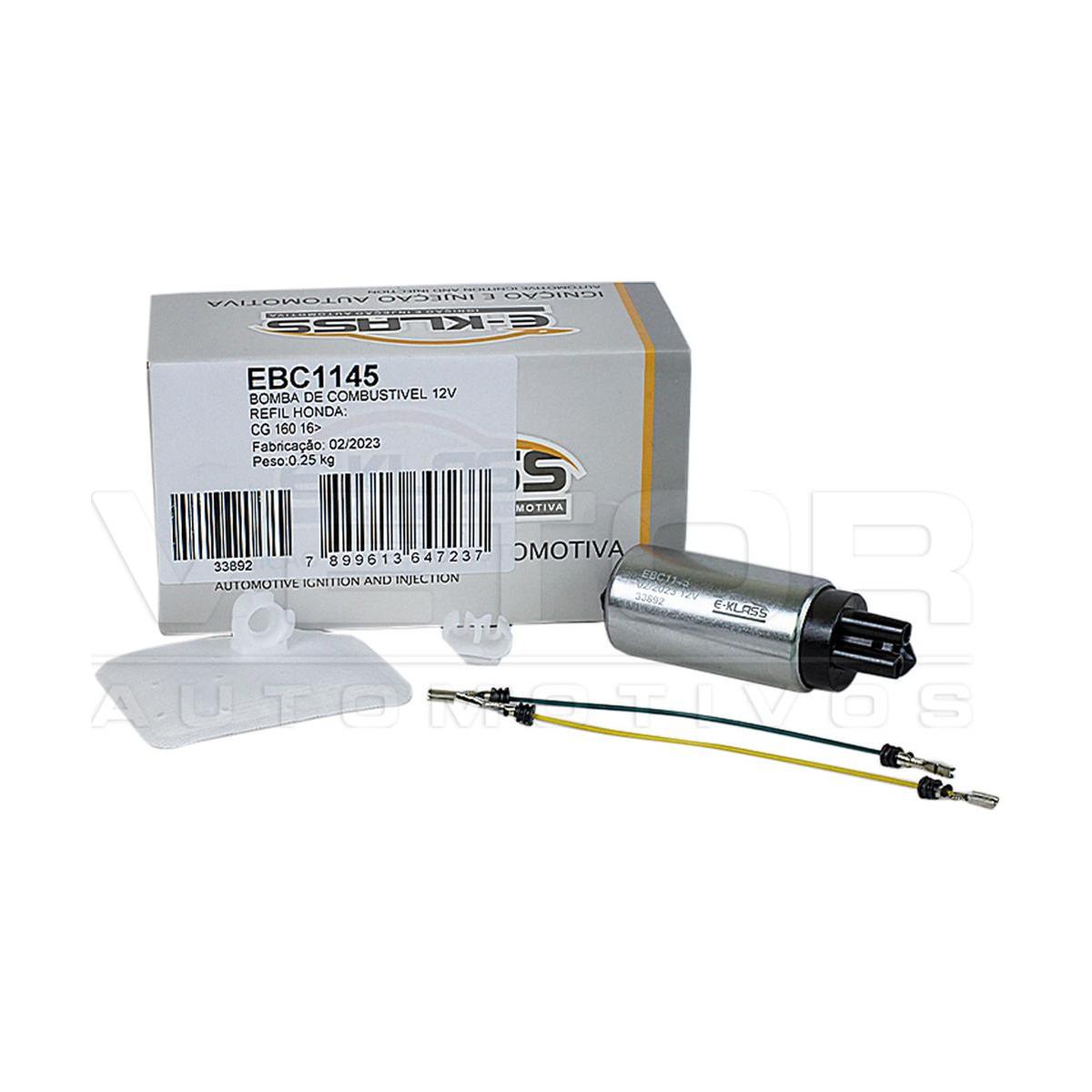 Bomba de Combustível 12V Refil para Honda CG 160 e NXR 160 BROS - E-Klass - Ebc1145