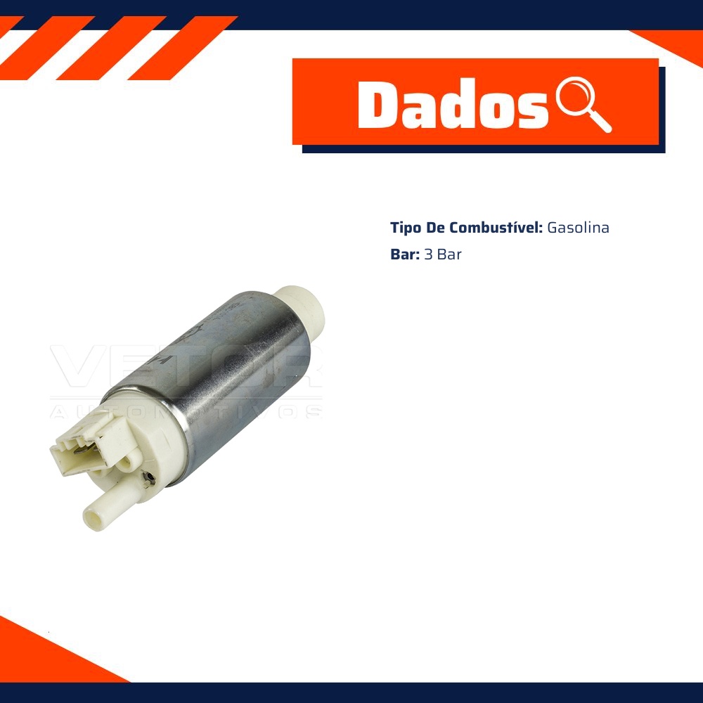 Bomba Eletrica de Combustível 3 Bar para Daewoo Espero - E-Klass - Ebc1014