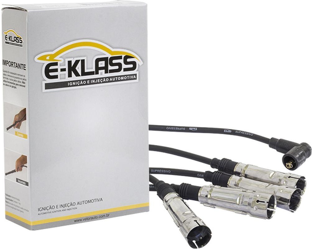 Jogo de Cabos de Vela para Ford Escort - E-Klass - Ecv084