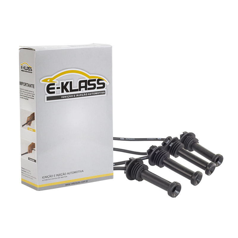 Jogo de Cabos de Vela para Ford Focus - E-Klass - Ecv028