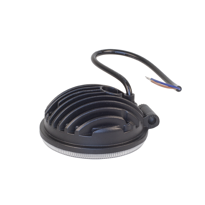 Kit Farol Auxiliar Redondo 7 LEDs 12V/24V 18W - Teslla - Tk1001C