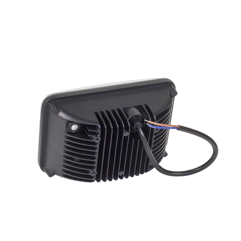 Kit Farol Auxiliar Retangular 15 LEDs 12V/24V 48W - Teslla - Tk1001B