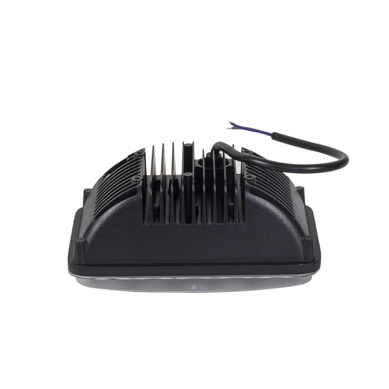 Kit Farol Auxiliar Retangular 15 LEDs 12V/24V 48W - Teslla - Tk1001B
