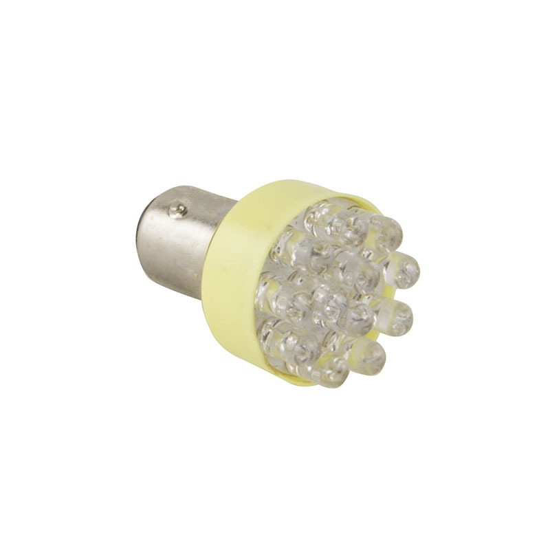 Par Lâmpada LED Amarela Bay15D - Teslla - Tl1034Vam