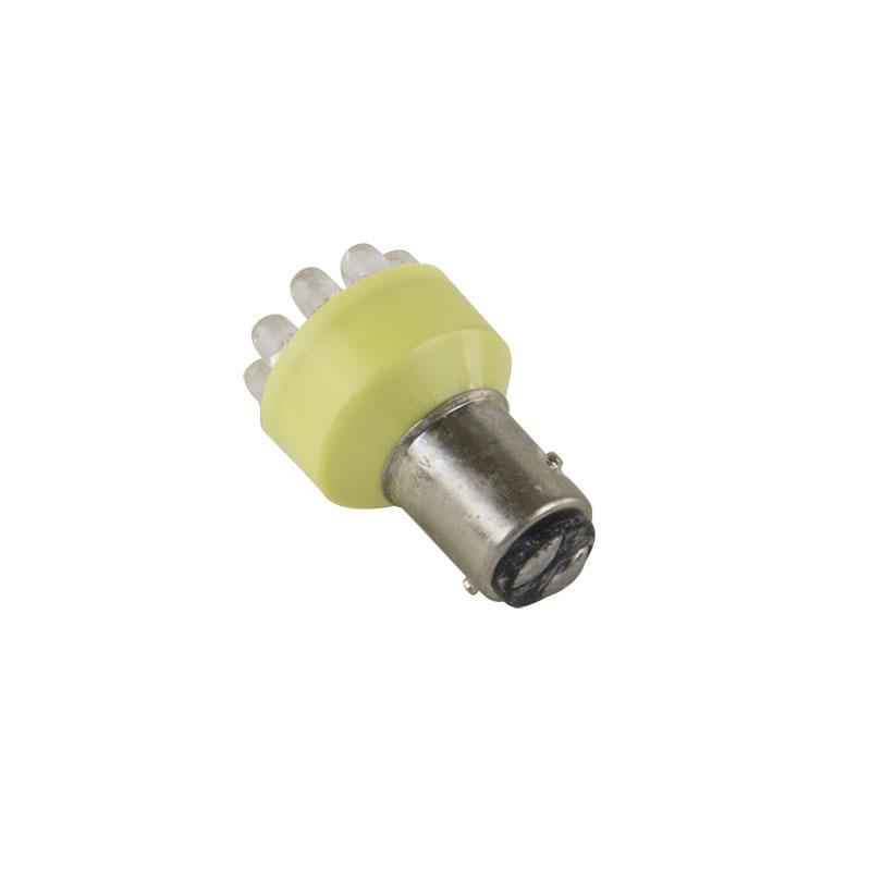 Par Lâmpada LED Amarela Bay15D - Teslla - Tl1034Vam
