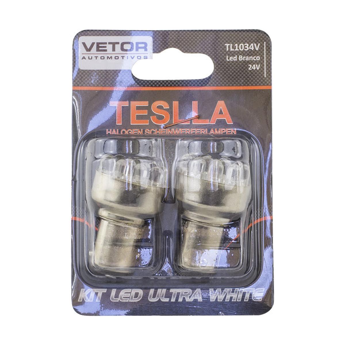 Par Lâmpada LED Ultra Branca Bay15D - Teslla - Tl1034V