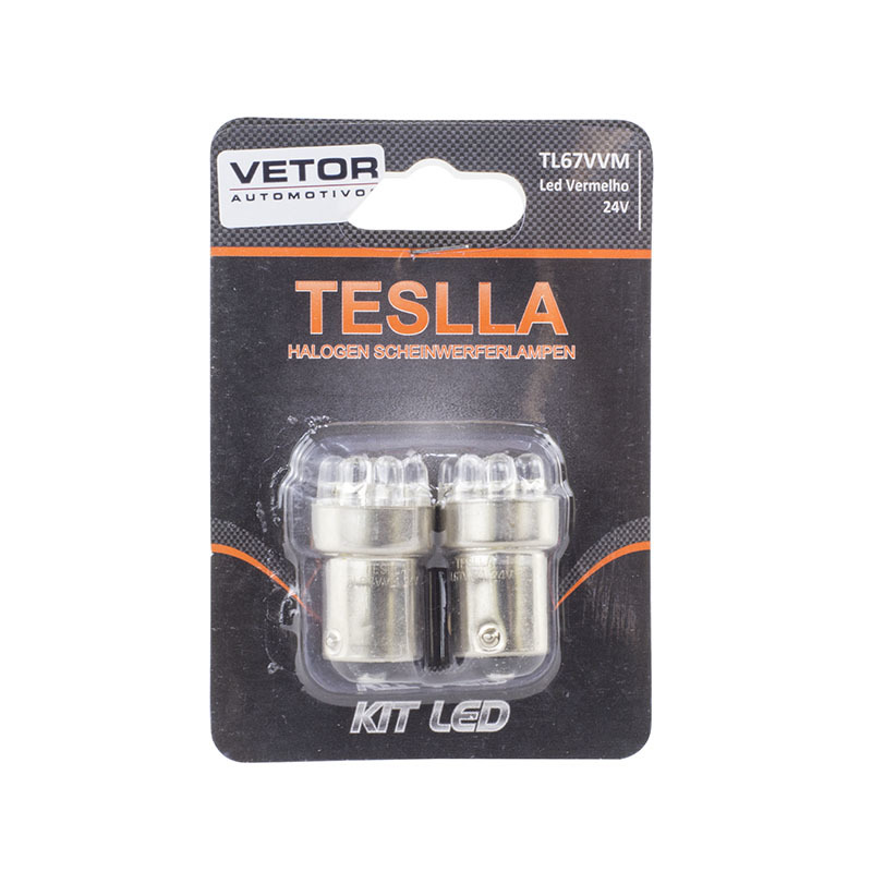 Par Lâmpada Led Lanterna Dianteira para Scania P 114 CB - Teslla - Tl67Vvm