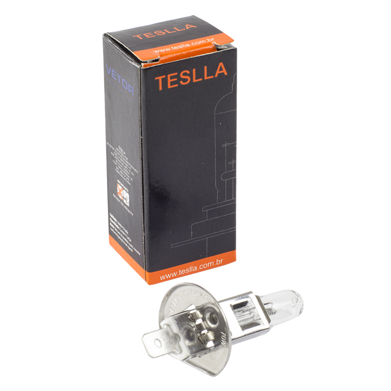 Lâmpada Halógena Amarela H1 24V 70W - Teslla - Th1V
