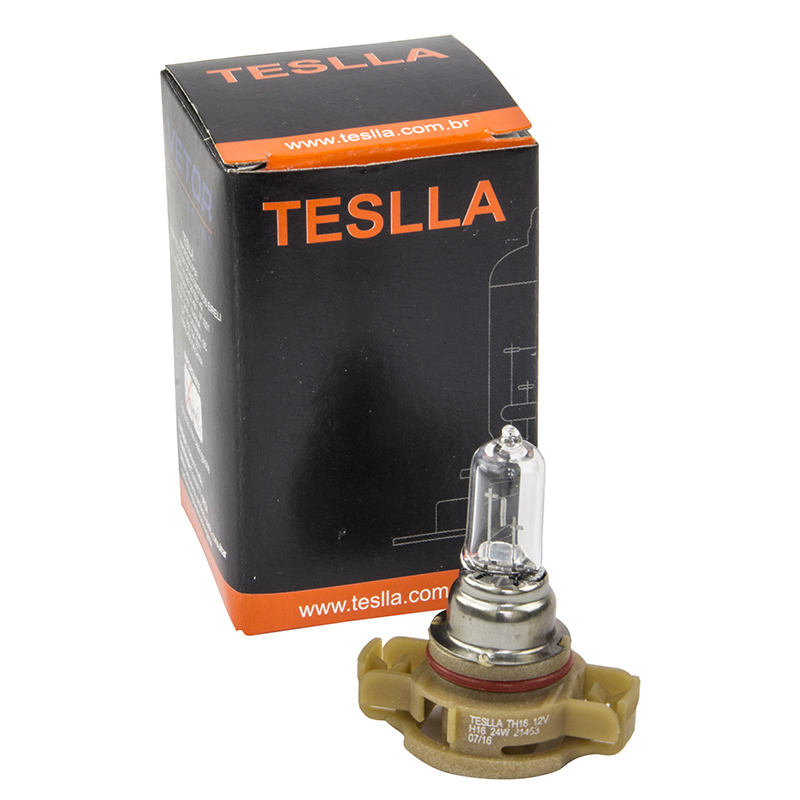 Lâmpada Halógena Amarela H16 12V 24W - Teslla - Th16