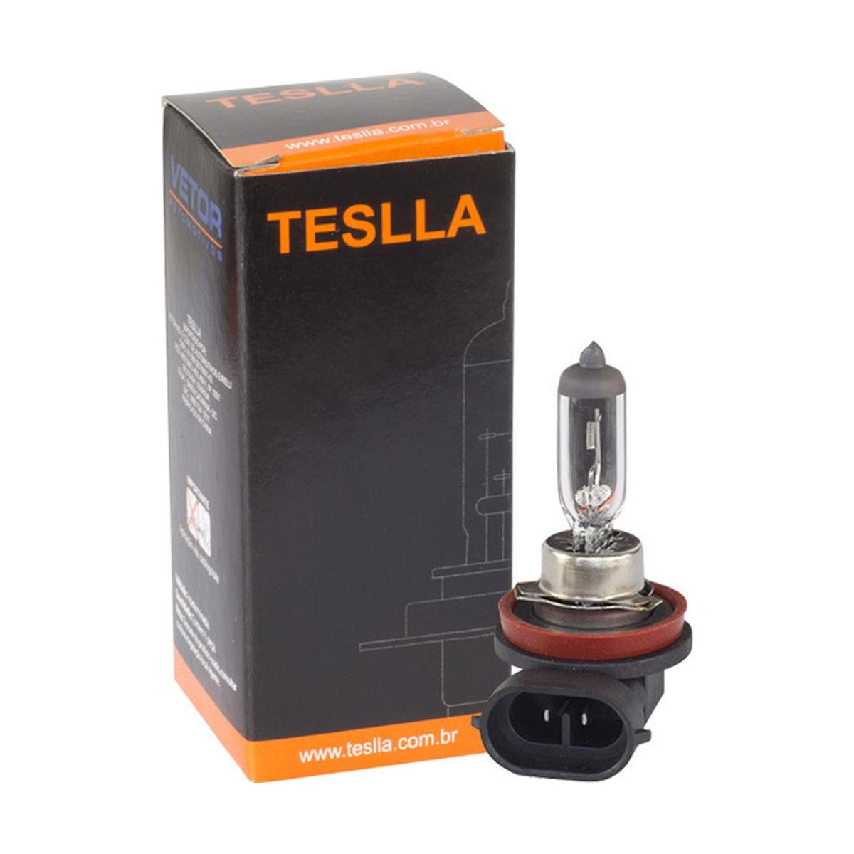 Lâmpada Halógena Amarela H8 12V 35W - Teslla - Th8