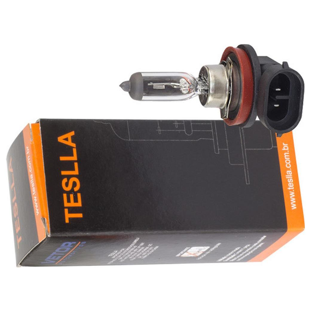Lâmpada Halógena Amarela H8 12V 35W - Teslla - Th8