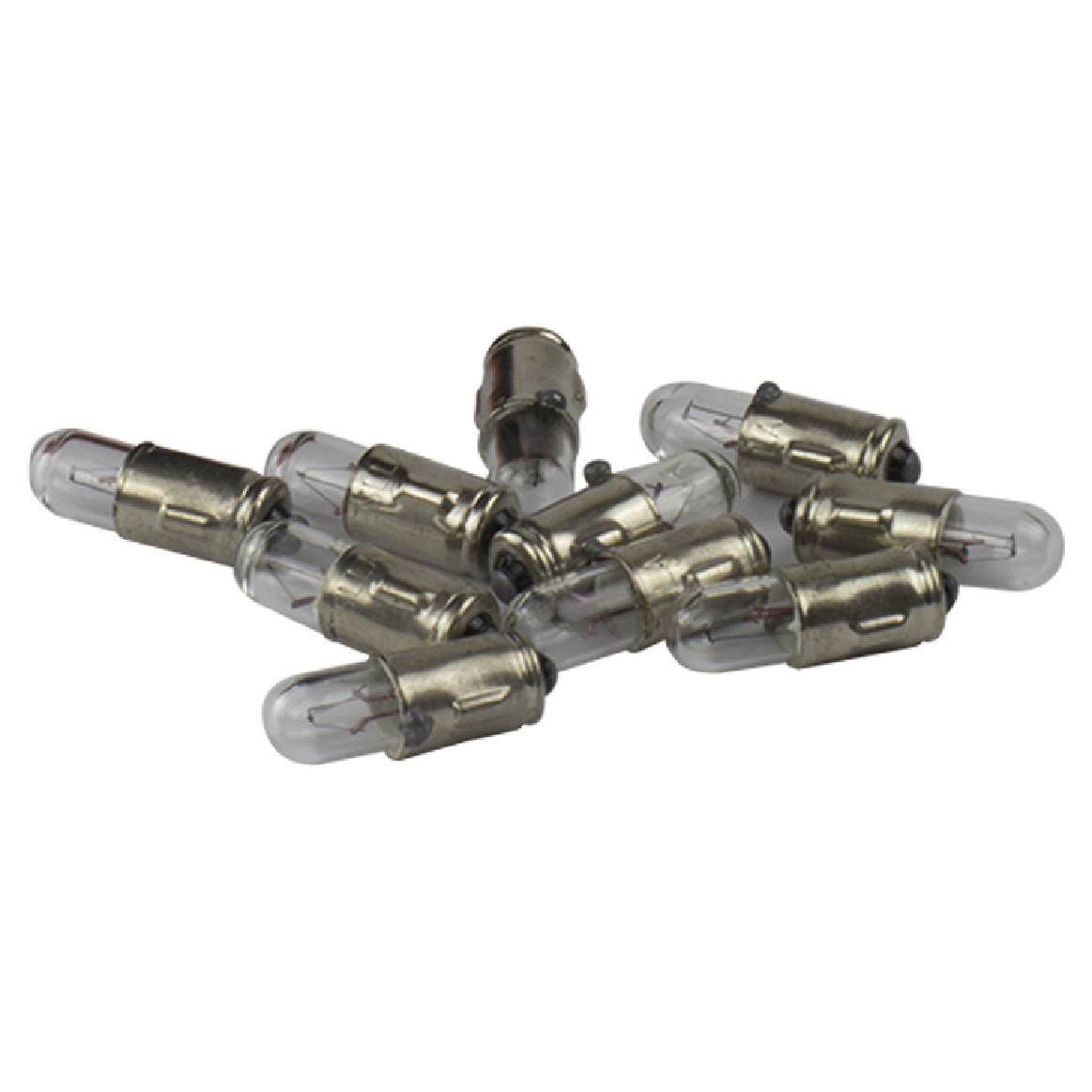 10 Lâmpadas Amarela 12V 2W - Teslla - T75