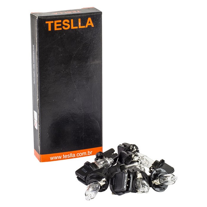 10 Lâmpadas Amarela 12V 5W - Teslla - T64124Mf