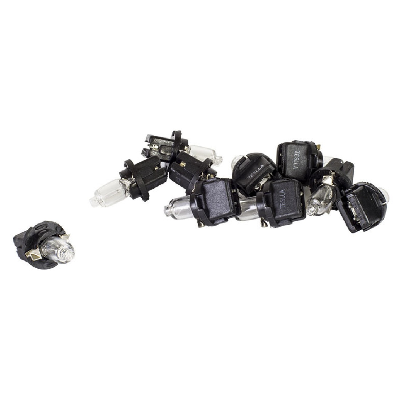 10 Lâmpadas Amarela 12V 5W - Teslla - T64124Mf