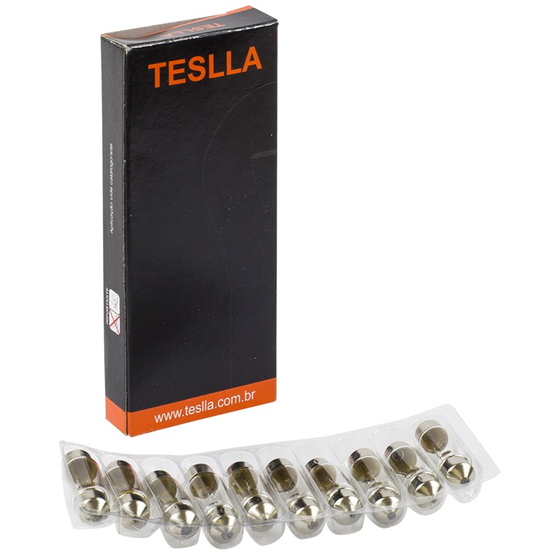 10 Lâmpadas Amarela 24V 5W - Teslla - T6423V