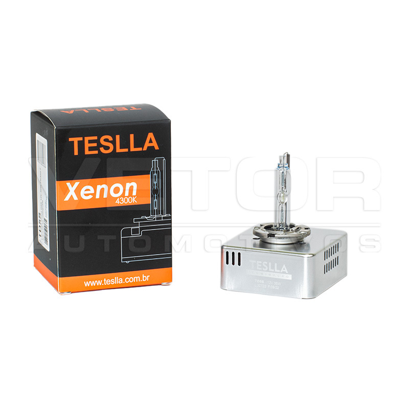 Lâmpada Xenon Farol Dianteiro - Teslla - Td5S