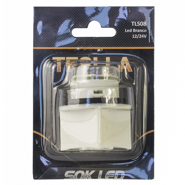 Lâmpada LED Branca 12V - Teslla - Tls08