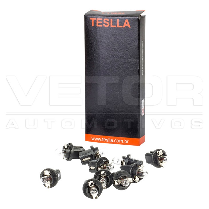 10 Lâmpadas 12V 1,2W - Teslla - T2721Mf