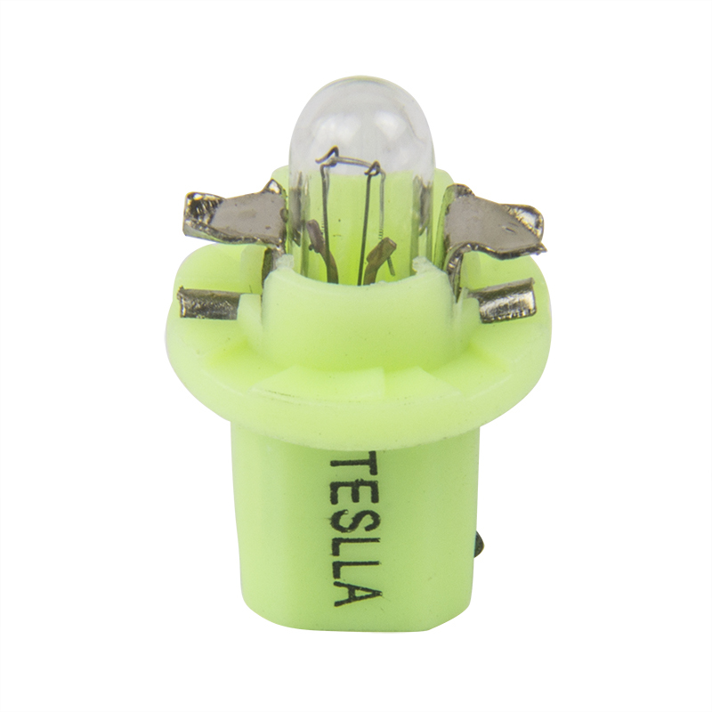 10 Lâmpadas Verde Limão 12V 2W - Teslla - T2722Mf