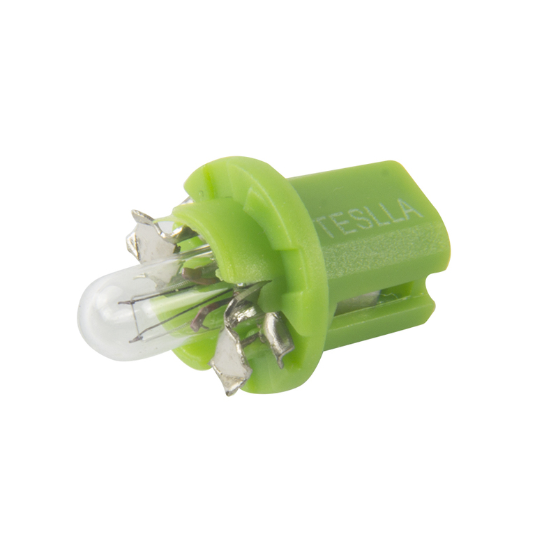 10 Lâmpadas Verde Claro 12V 2W - Teslla - T2722Mfx