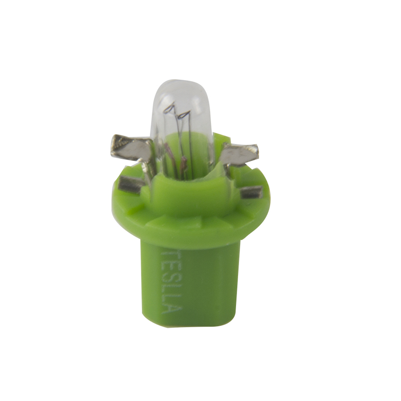10 Lâmpadas Verde Claro 12V 2W - Teslla - T2722Mfx